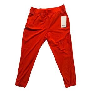 Lululemon Adapted State High-Rise Jogger *Airflow Size 12 in Solar‎ Orange" NWT